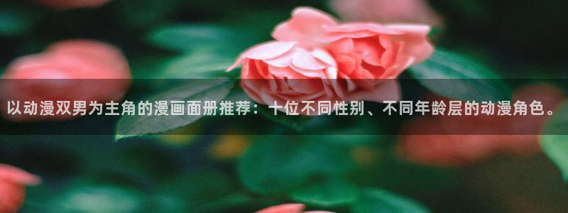omofun自签：以动漫双男为主角的漫画面册推荐：十位不同性别、不同年龄层的动漫角色。